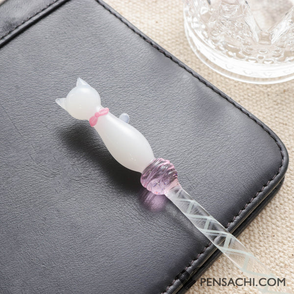 Glass kaoria - Piyoたまペン Glass Kaoria Neko Pen - Black Cat– PenSachi