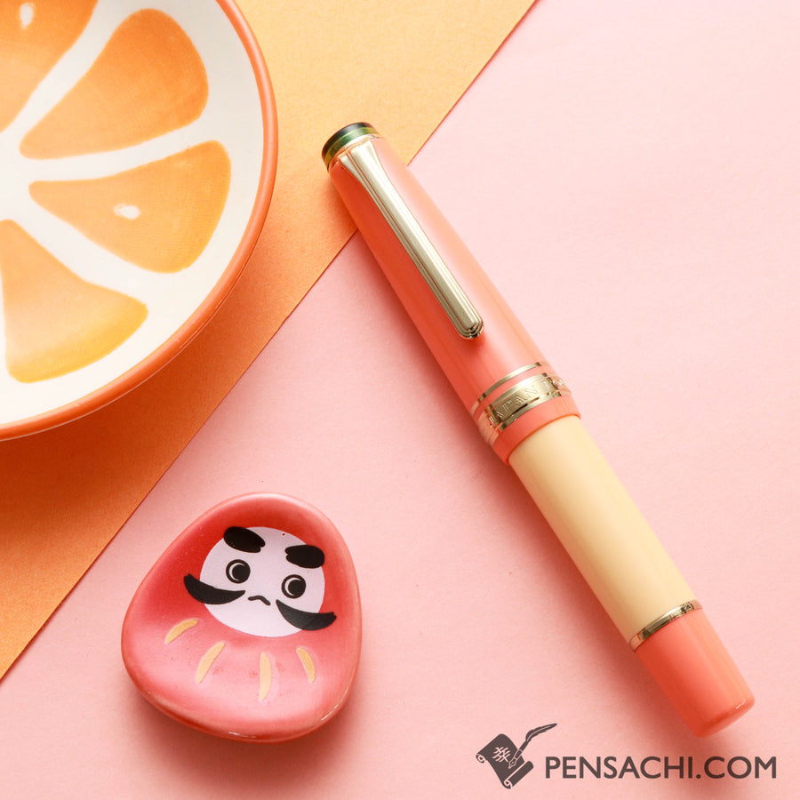 SAILOR Limited Edition Pro Gear Slim Mini Fountain Pen - Orange - PenSachi Japanese Limited Fountain Pen