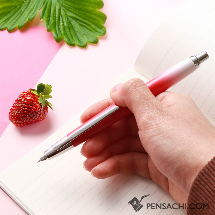 PILOT Limited Edition Vanishing Point Capless Decimo - Strawberry Forest - PenSachi Japanese Limited Fountain Pen