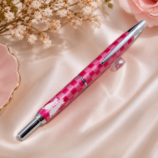 PILOT Limited Edition Vanishing Point Capless Decimo - Pink Grid