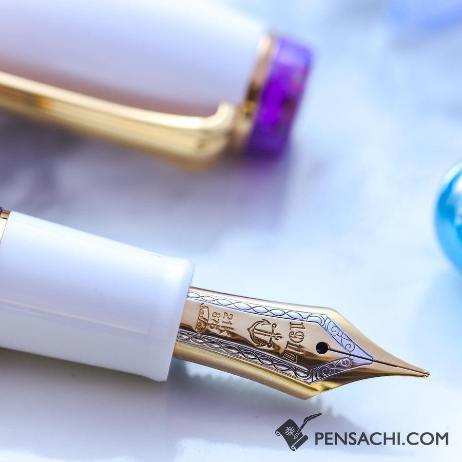 SAILOR Limited Edition Pro Gear Classic Demonstrator Fountain Pen - Sparkling Royal Purple - PenSachi Japanese Limited Fountain Pen