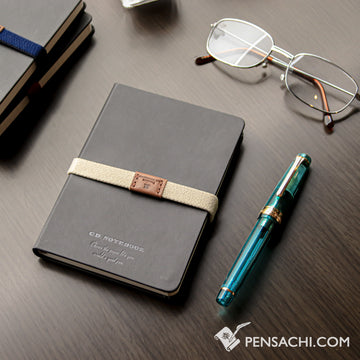 Premium C.D. Notebook A6 Black - Blank - PenSachi Japanese Limited Fountain Pen