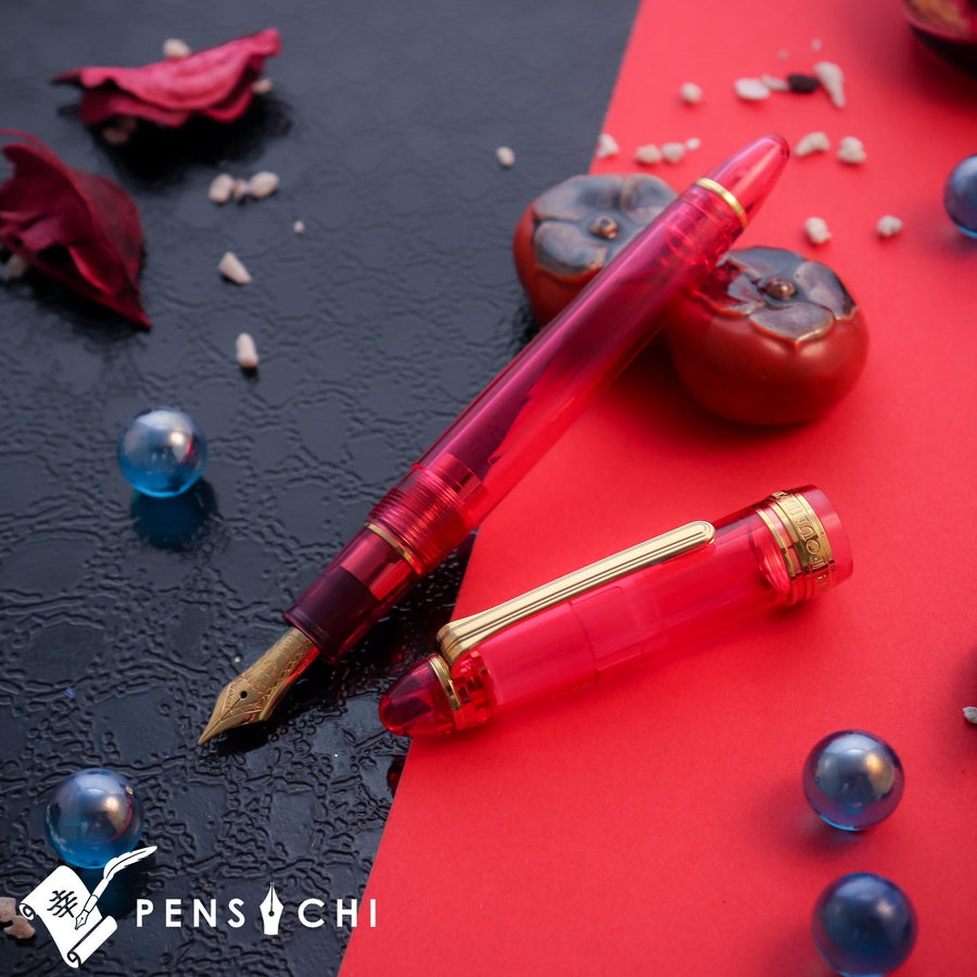 SAILOR Limited Edition 1911 Standard (Mid size) Demonstrator Fountain Pen - Spring Pink - PenSachi Japanese Limited Fountain Pen