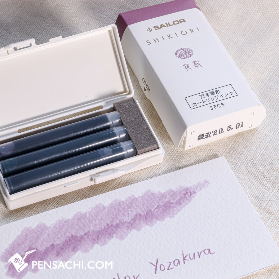 Sailor Shikiori Ink Cartridges 5 Colors Set - Spring - PenSachi Japanese Limited Fountain Pen