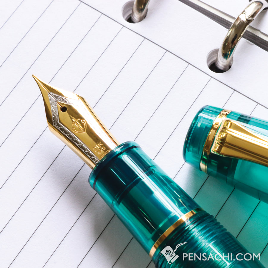 SAILOR Limited Edition Pro Gear Classic Demonstrator Fountain Pen - Teal Green - PenSachi Japanese Limited Fountain Pen