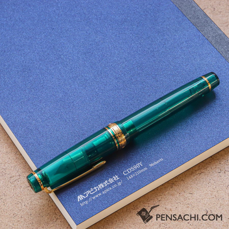 Premium C.D. Notebook A5 Blue - 7mm - Ruled,  24 lines - PenSachi Japanese Limited Fountain Pen