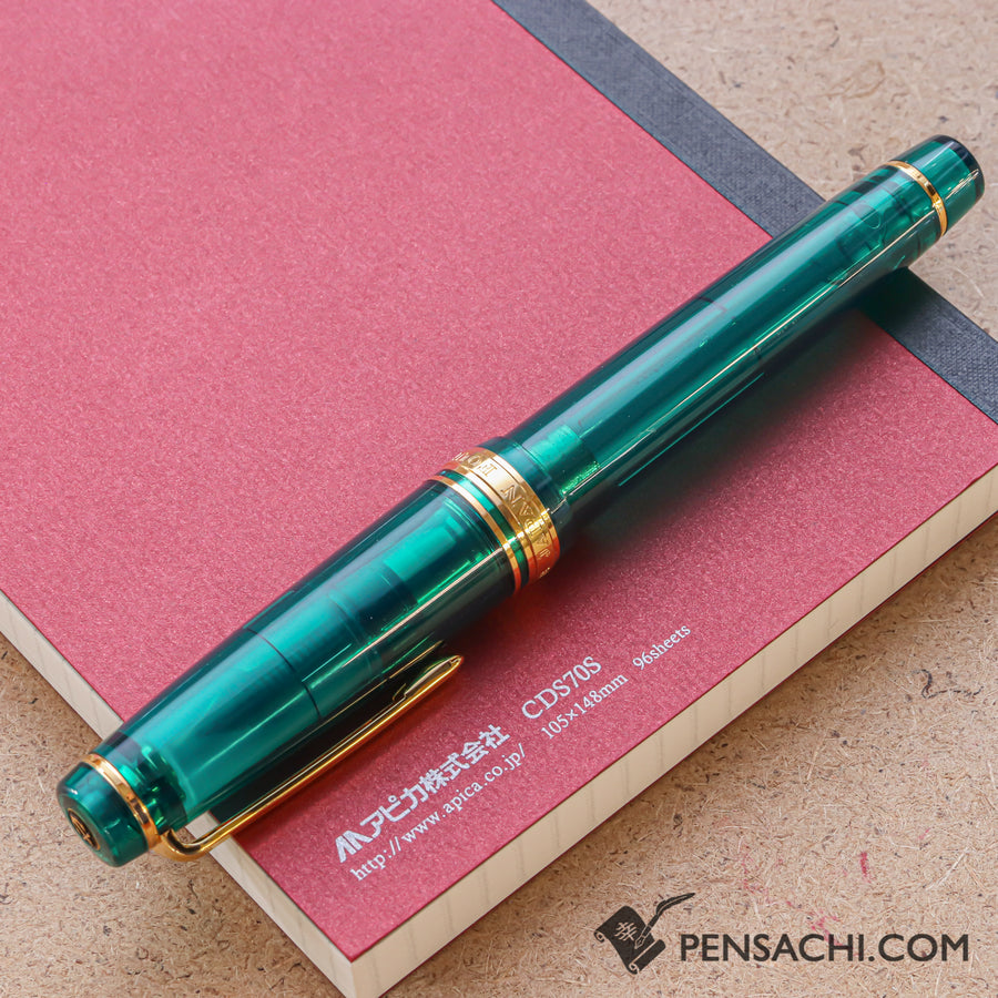 Premium C.D. Notebook A6 Red - 5mm Graph - PenSachi Japanese Limited Fountain Pen