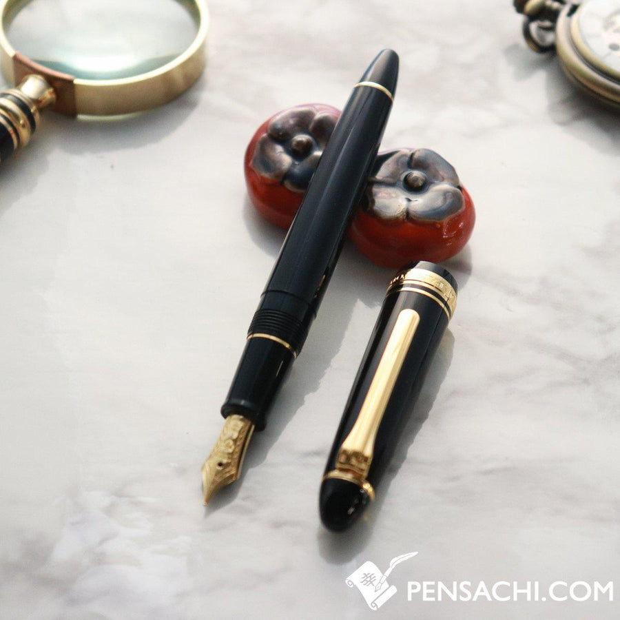 SAILOR 1911 Standard (Mid size) Fountain Pen - Black Gold - PenSachi Japanese Limited Fountain Pen