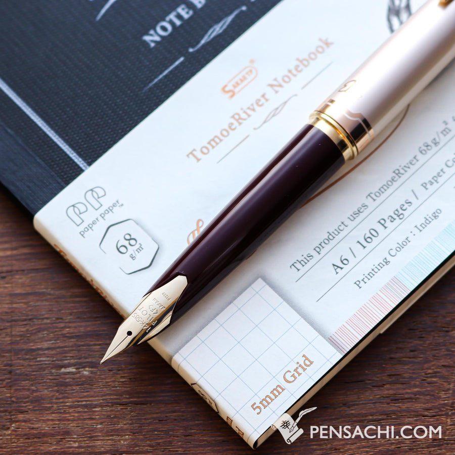 Tomoe River FP A6 Notebook (160 pages) 68g/m2 - Cream 5mm Grid - PenSachi Japanese Limited Fountain Pen
