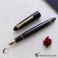 SAILOR Profit Casual Gold Trim Fountain Pen - Clear Black - PenSachi Japanese Limited Fountain Pen