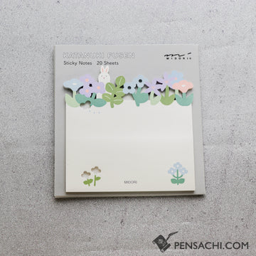 Midori Sticky Notes - Flower Garden