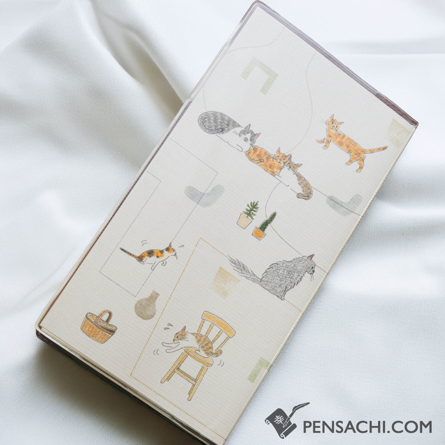 Midori Pocket Diary 2026 Notebook  - Cat