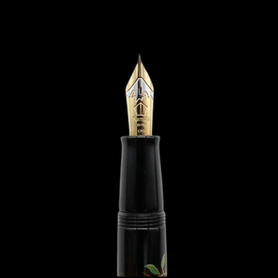 Namiki Yukari Royale Maki-e Fountain Pen - Parrot with Peach - PenSachi Japanese Limited Fountain Pen