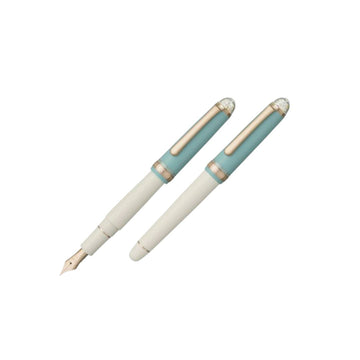 PLATINUM Limited Edition #3776 Century Fountain Pen - Shape of Heart Bluebird - PenSachi Japanese Limited Fountain Pen