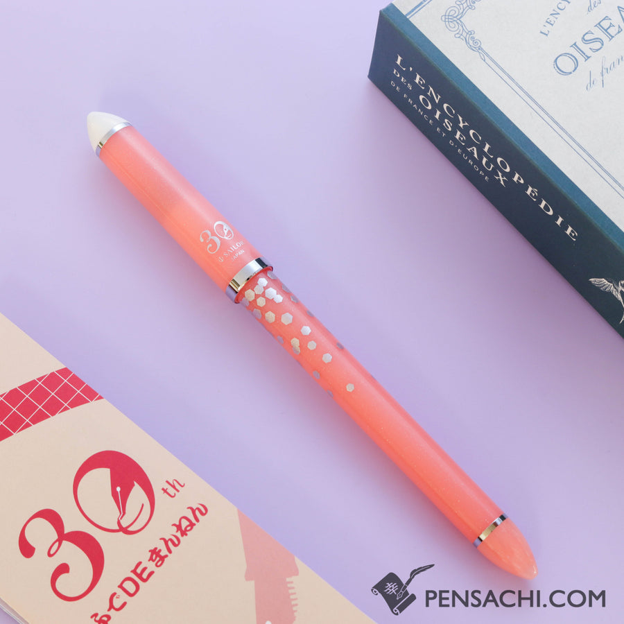 SAILOR Fude DE Mannen 30th Anniversary Edition Fountain Pen - Confetti Pink