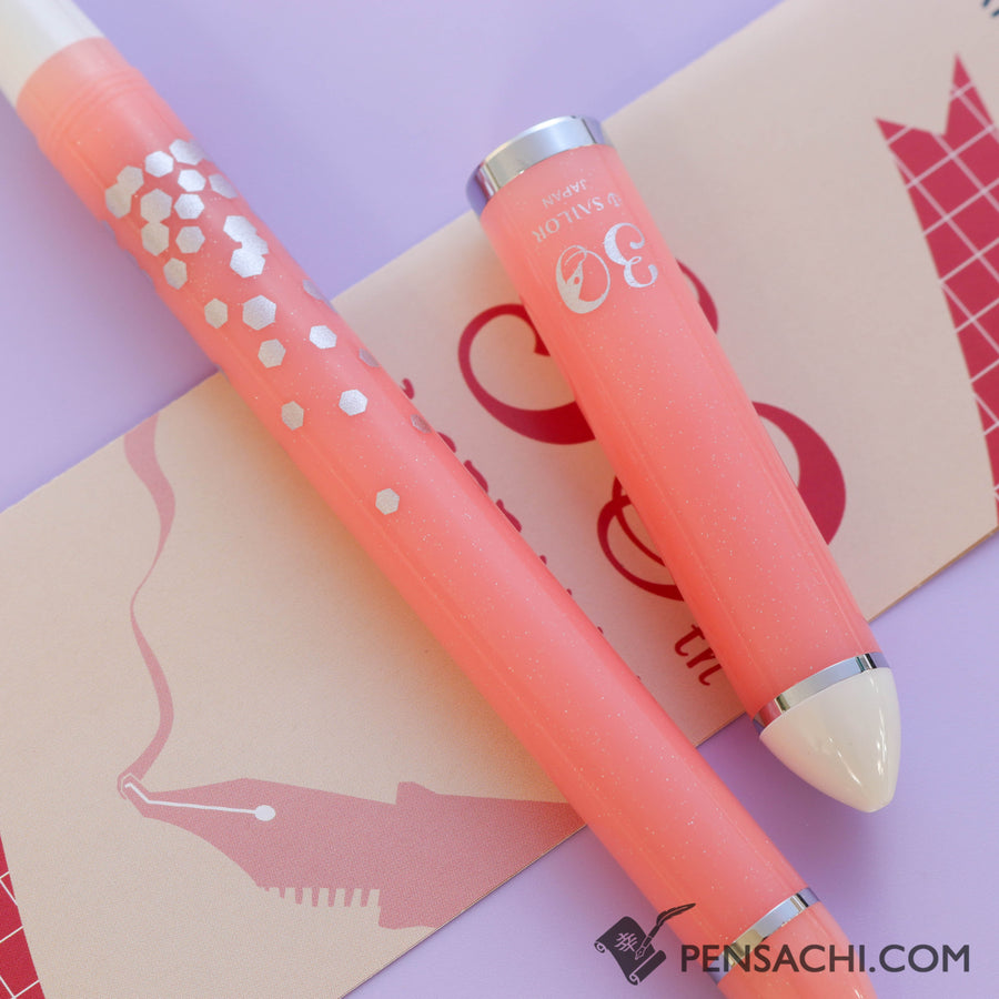 SAILOR Fude DE Mannen 30th Anniversary Edition Fountain Pen - Confetti Pink