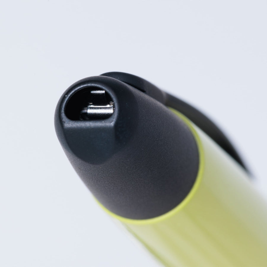 PILOT Limited Edition Vanishing Point Capless Fountain Pen - Black Yellow - PenSachi Japanese Limited Fountain Pen
