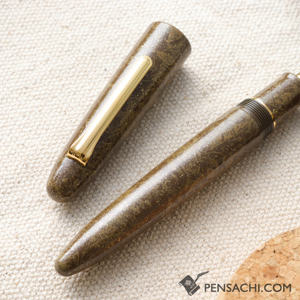 SAILOR King of Pens Urushi Makie Iro Miyabi 2nd Edition Fountain Pen - Bun-Jin-Cha - PenSachi Japanese Limited Fountain Pen