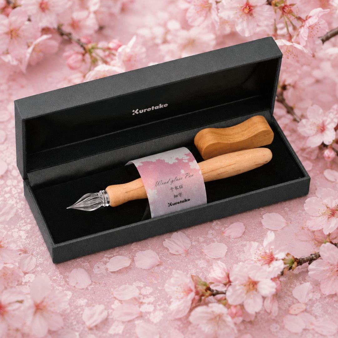 Glass Kaoria Neko Pen - Pink Cat– PenSachi