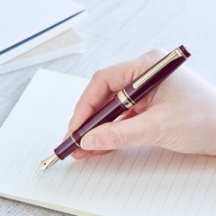 SAILOR Pro Gear Slim Mini 21 Fountain Pen - Maroon - PenSachi Japanese Limited Fountain Pen