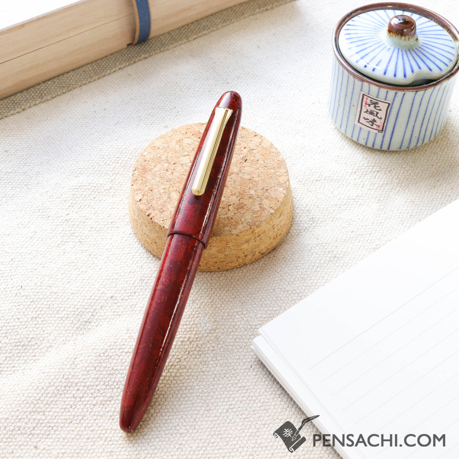 SAILOR King of Pens Urushi Makie Iro Miyabi 2nd Edition Fountain Pen -  Fukaki-Ake - PenSachi Japanese Limited Fountain Pen