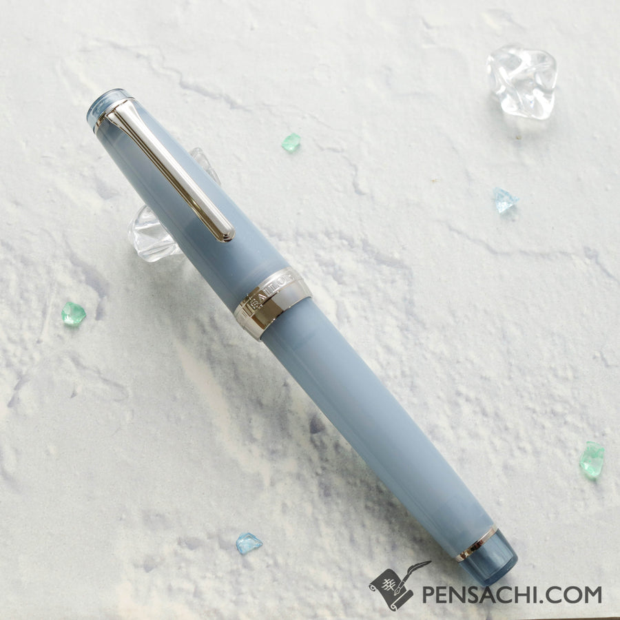 SAILOR Limited Edition Pro Gear Fountain Pen - Ginzan Snow Gray - PenSachi Japanese Limited Fountain Pen