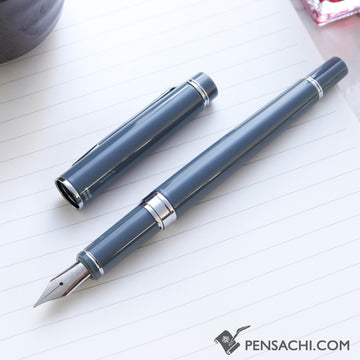 PILOT Grance Fountain Pen - Grayish Blue - PenSachi Japanese Limited Fountain Pen