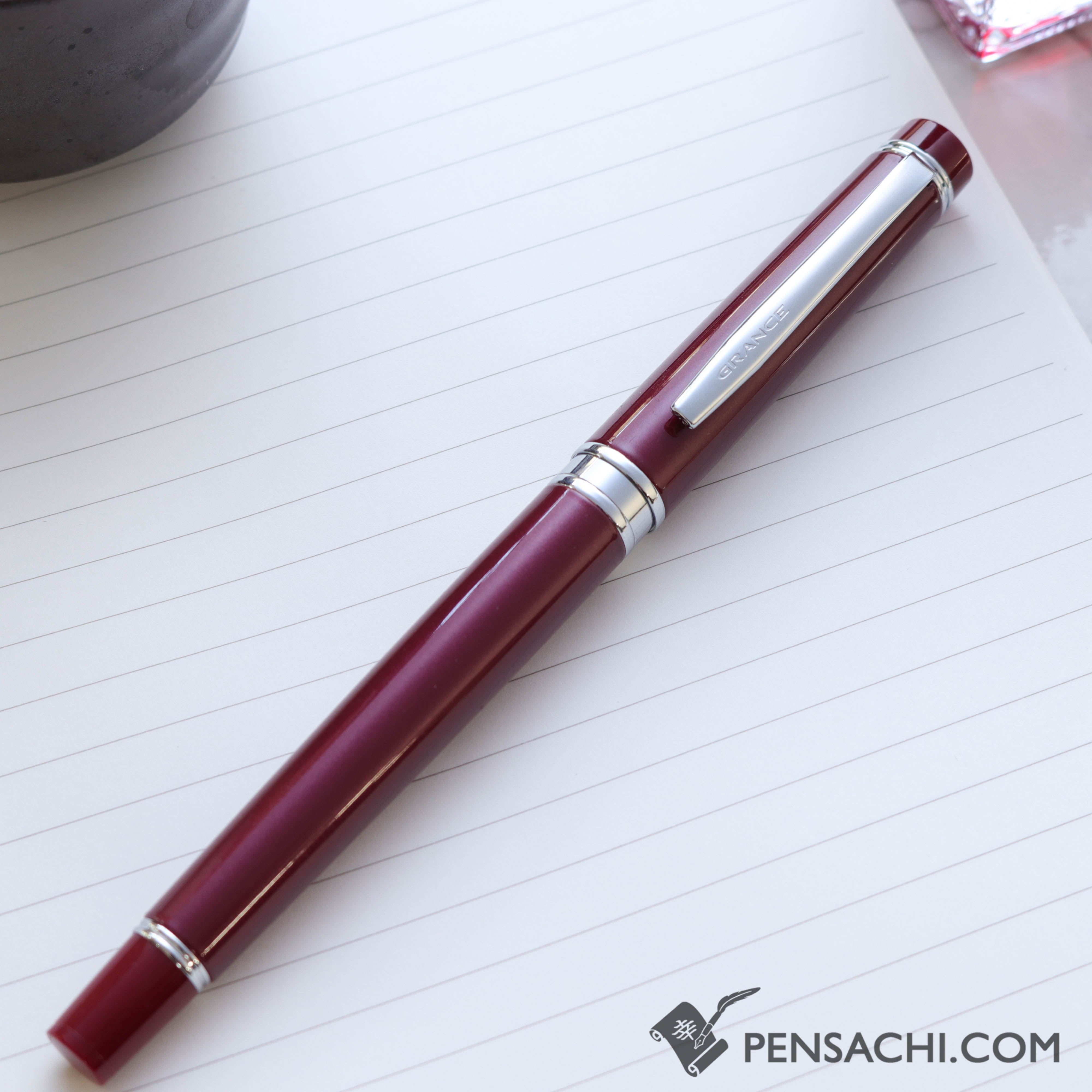 PILOT Grance Fountain Pen - Red– PenSachi