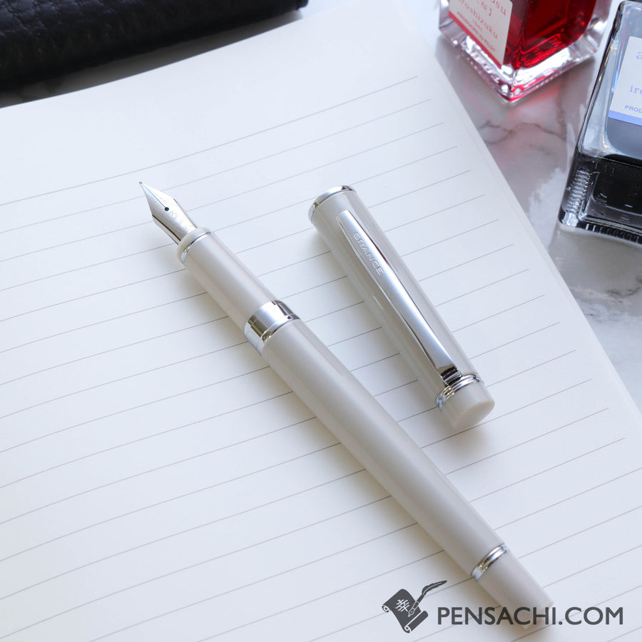 PILOT Grance Fountain Pen - Sand Beige - PenSachi Japanese Limited Fountain Pen