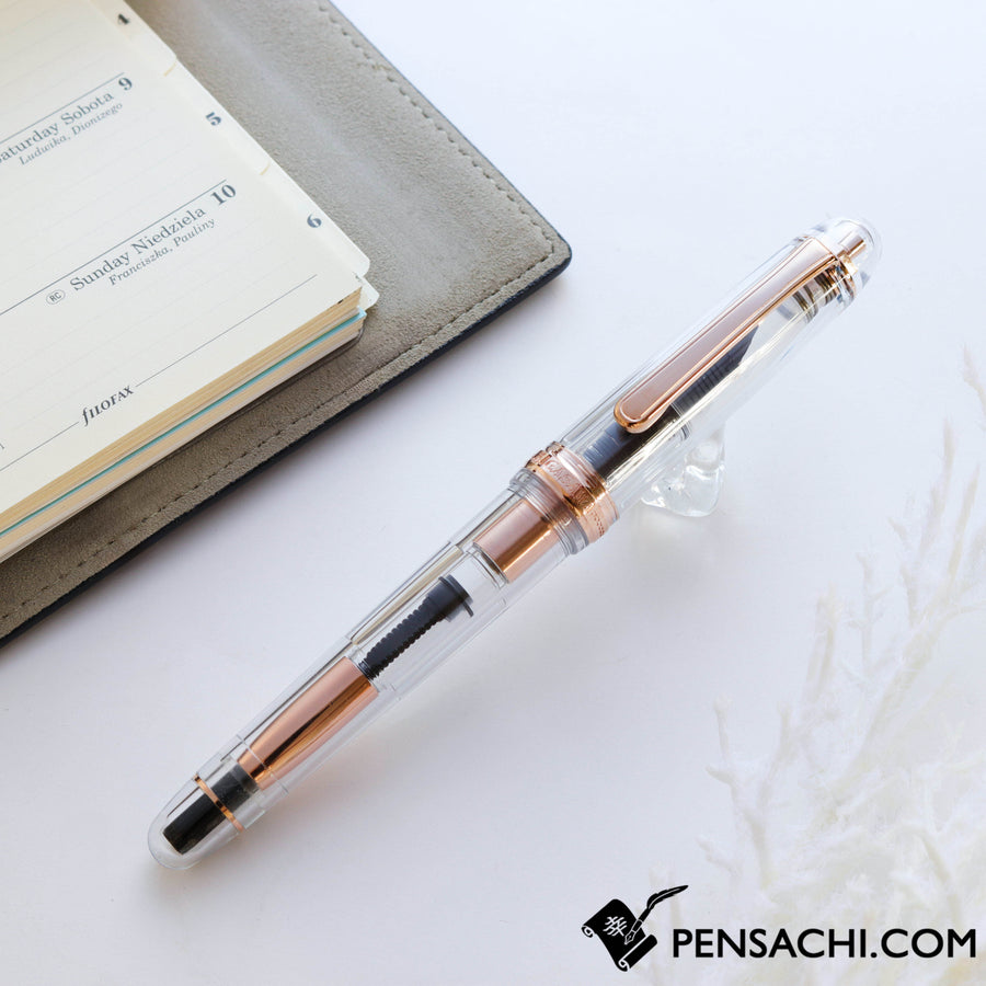 PLATINUM Limited Edition #3776 Century Fountain Pen - Skeleton