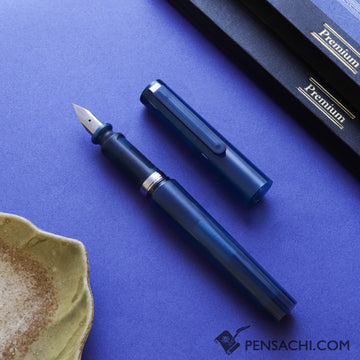 SAILOR Tuzu Adjust Fountain Pen - Clear Navy (Limited Edition) - PenSachi Japanese Limited Fountain Pen