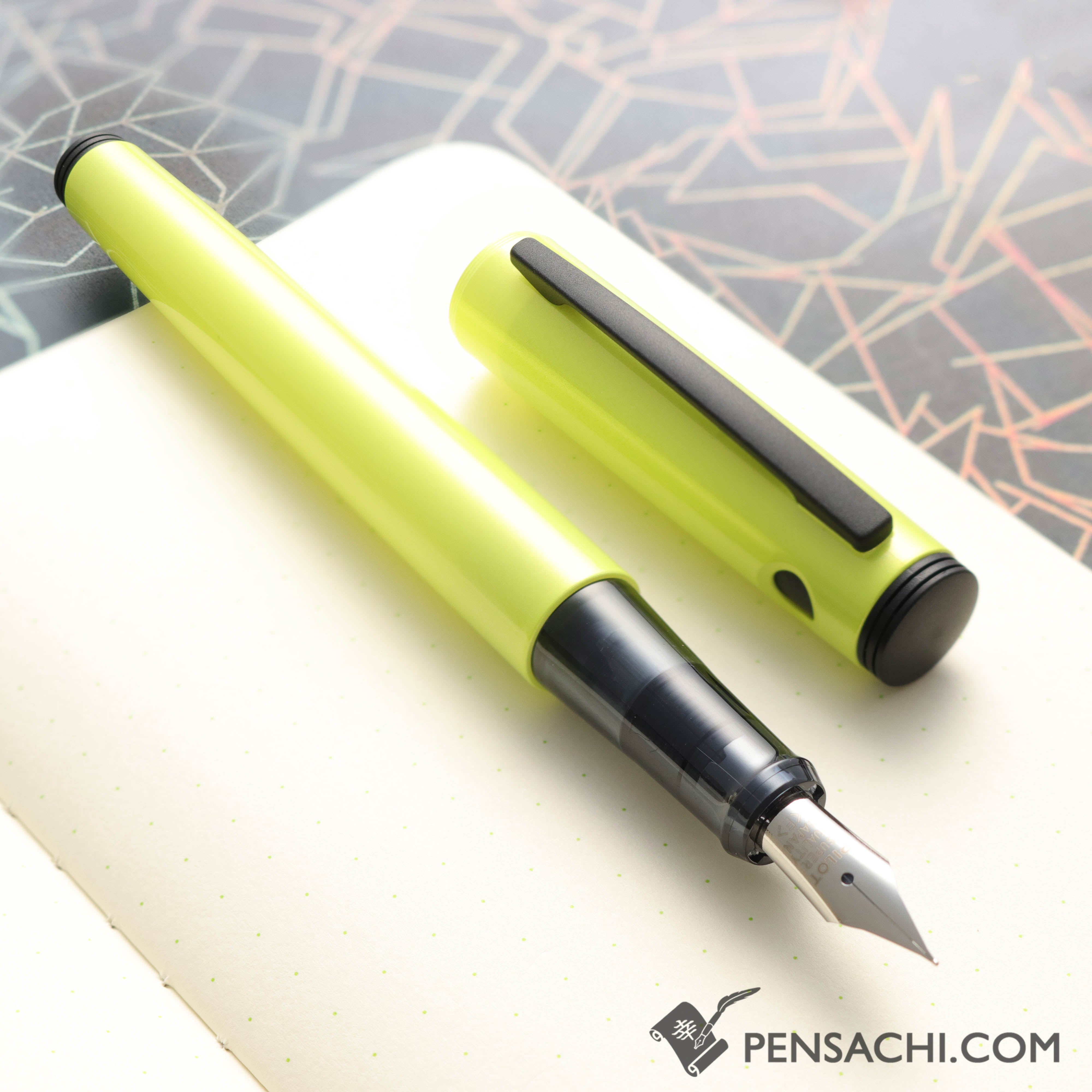 PILOT Lightive Fountain Pen - Active Yellow– PenSachi