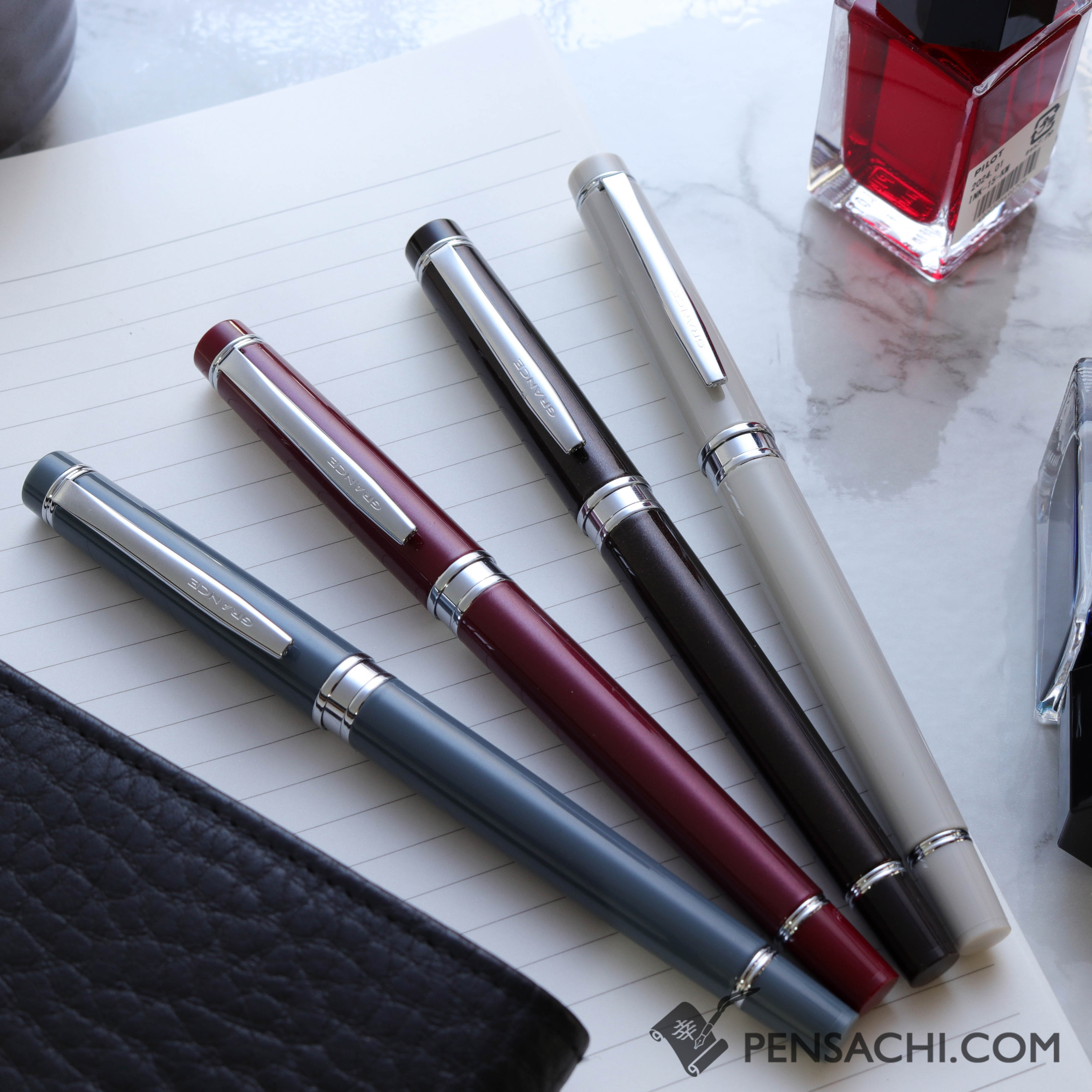 PILOT Grance Fountain Pen - Grayish Blue– PenSachi