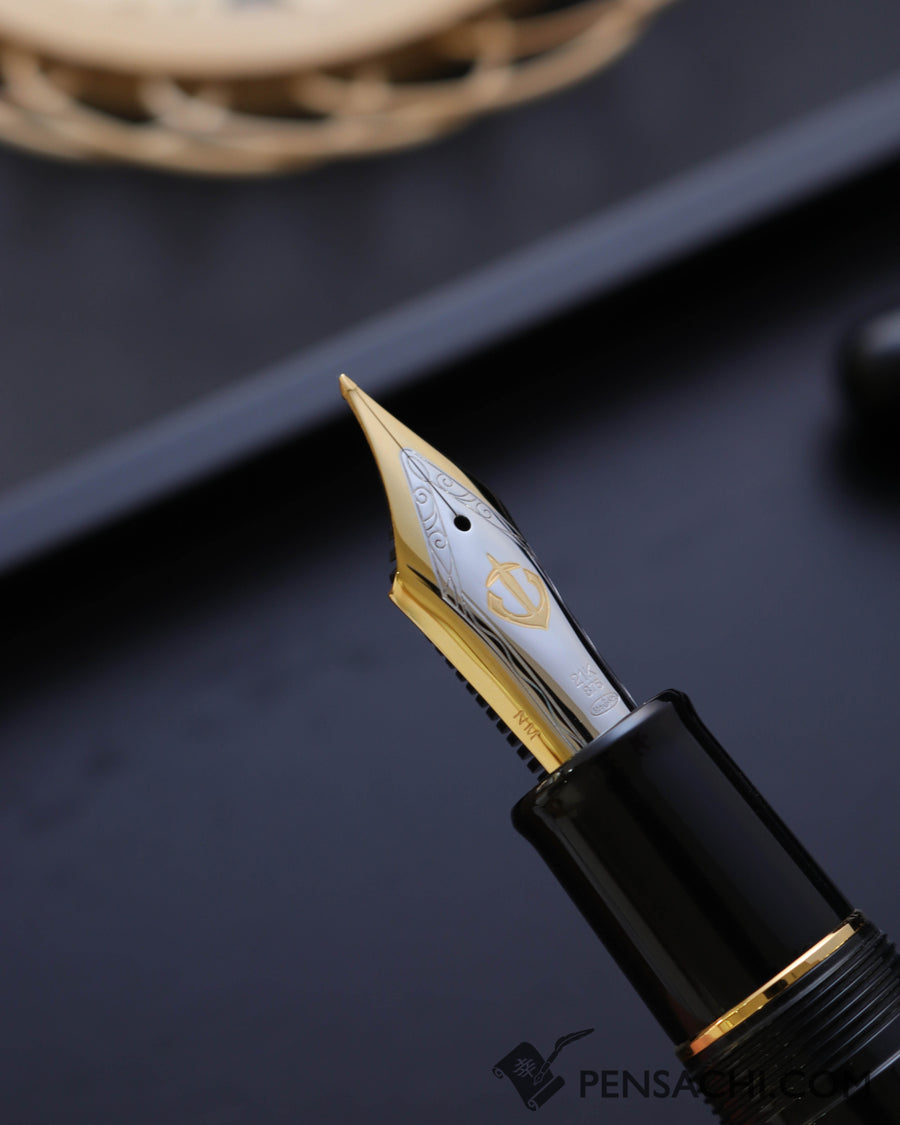 SAILOR King of Pens 1911 Ebonite Naginata Togi Fountain Pen - Black - PenSachi Japanese Limited Fountain Pen