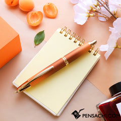 PILOT Limited Edition Vanishing Point Capless Set - Apricot - PenSachi Japanese Limited Fountain Pen