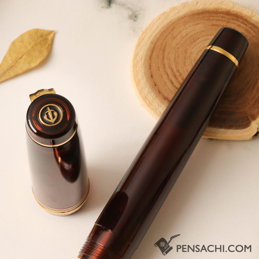 SAILOR Limited Edition Pro Gear Classic Demonstrator Fountain Pen - Walnut Brown - PenSachi Japanese Limited Fountain Pen