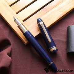 SAILOR Profit Casual L Stable Gold Trim Fountain Pen - Muted Blue - PenSachi Japanese Limited Fountain Pen