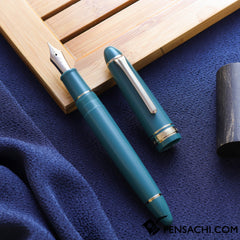 SAILOR 1911 Large (Full size) 14 Gold Trim Fountain Pen - Green - PenSachi Japanese Limited Fountain Pen