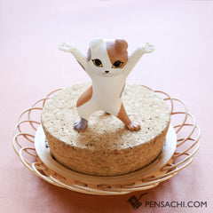 Nekonopen Penholder 6 - Scottish Fold RED Tabby - PenSachi Japanese Limited Fountain Pen