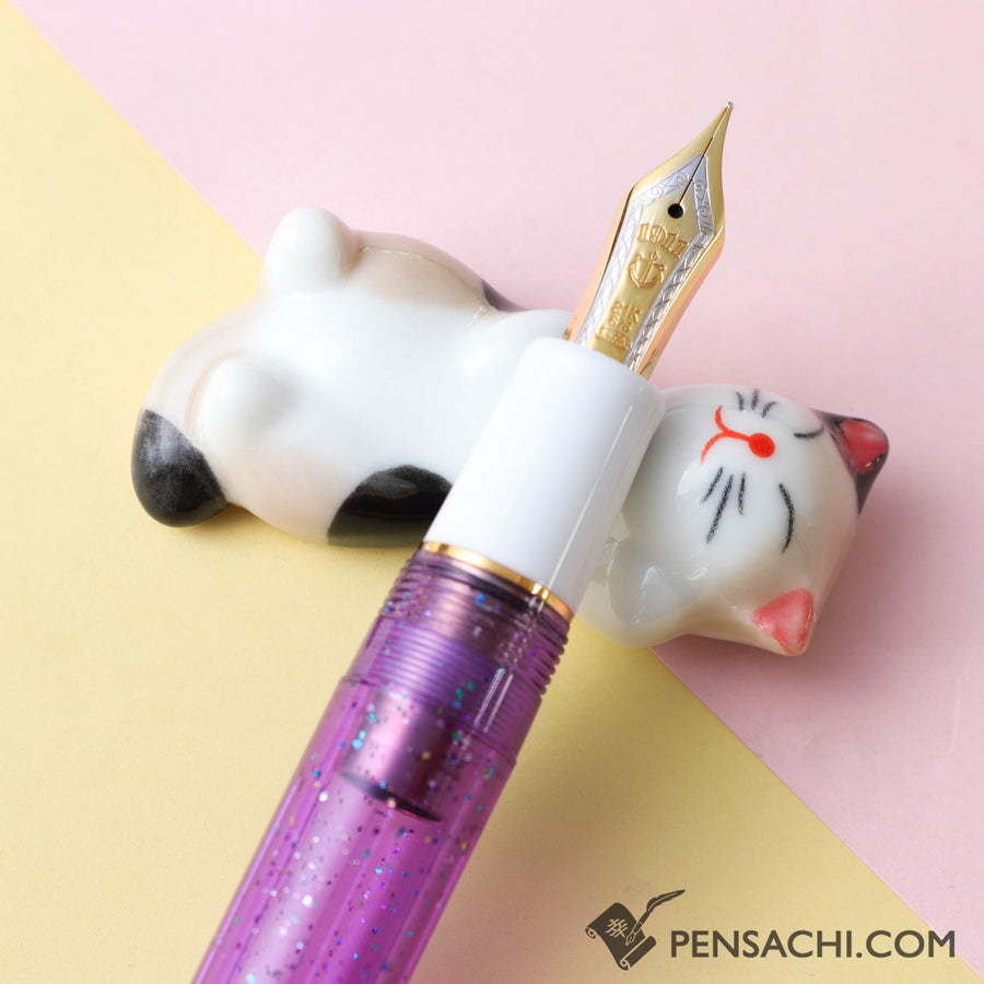 Pen / Chopstick Rest - Calico Cat - PenSachi Japanese Limited Fountain Pen