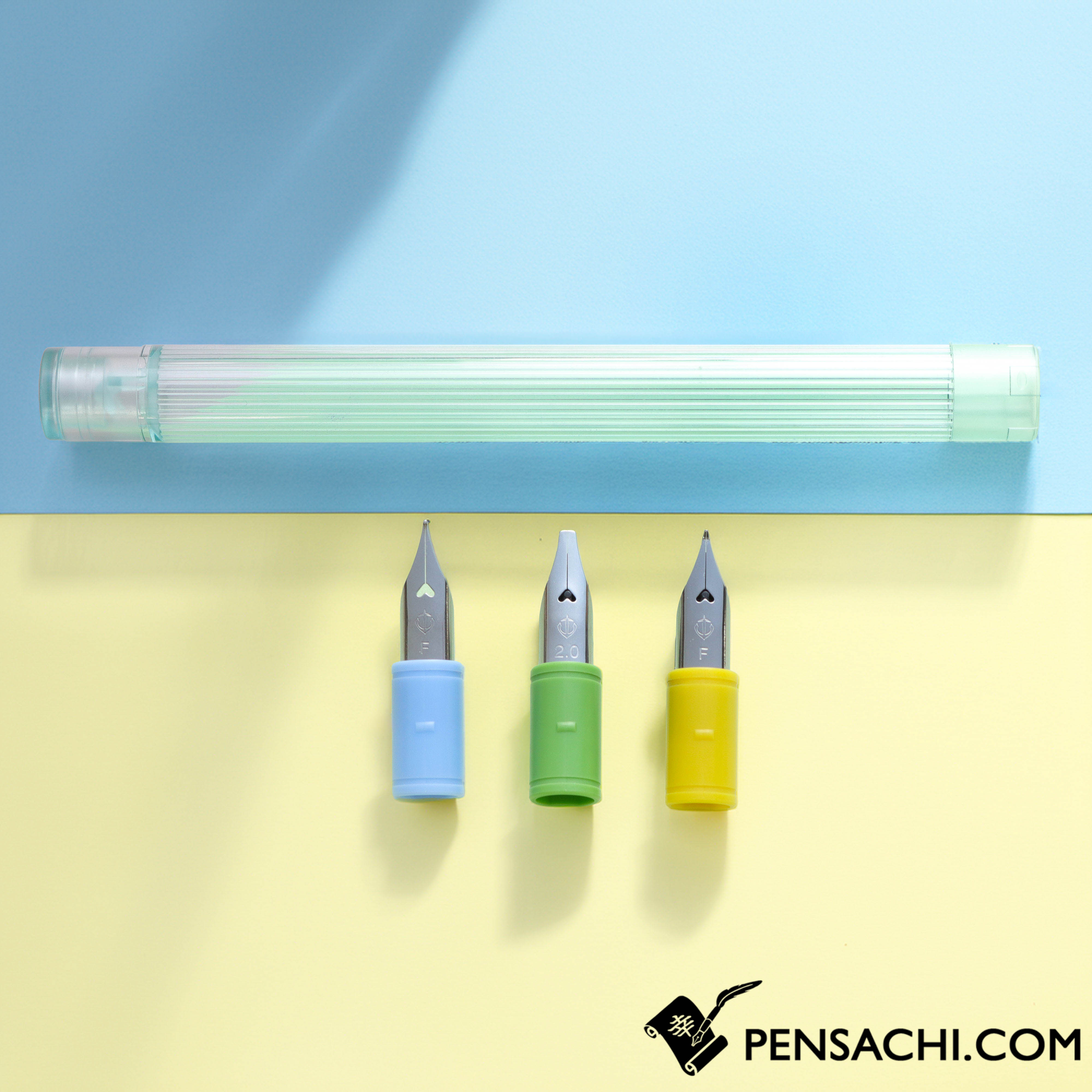 Teranishi Guitar Aurora Glass Pen with cap - Jelly Blue– PenSachi
