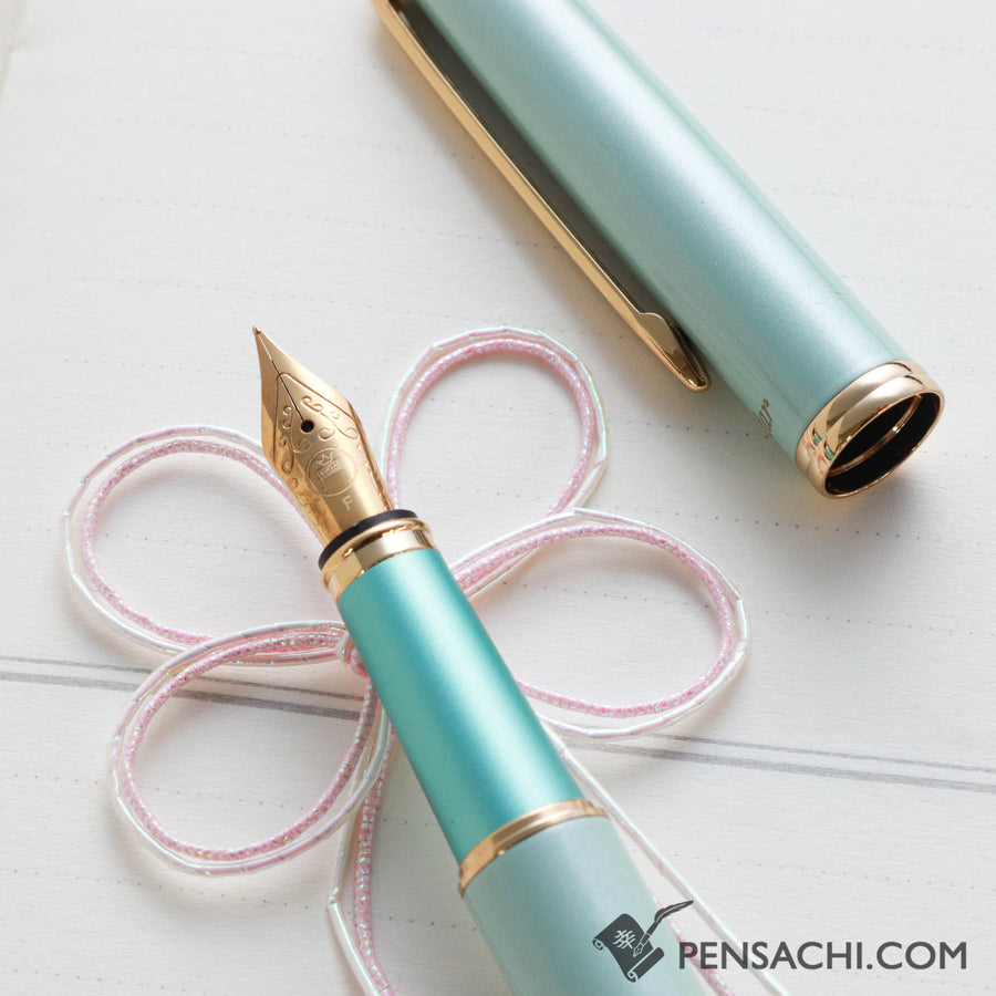 Teranishi Guitar Brillante Fountain Pen - Green - PenSachi Japanese Limited Fountain Pen