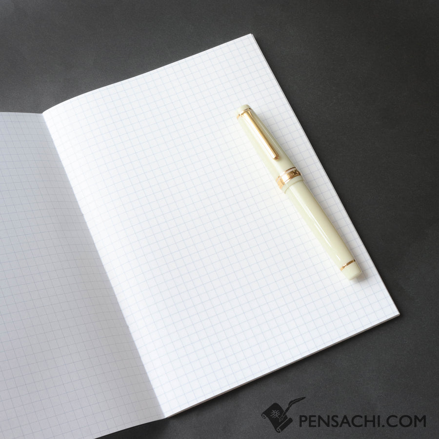 Tomoe River FP A5 Notebook (160 pages) 52g/m2 - 5mm Grid - PenSachi Japanese Limited Fountain Pen