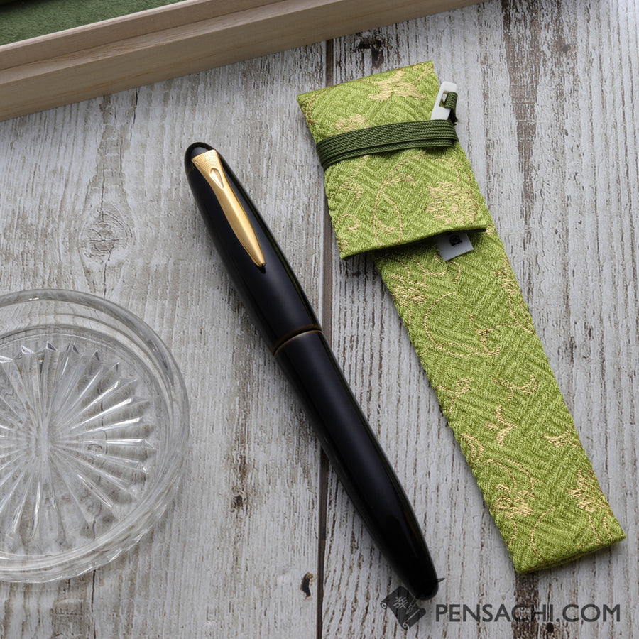PLATINUM Izumo Tamenuri Fountain Pen - Biwatame - PenSachi Japanese Limited Fountain Pen