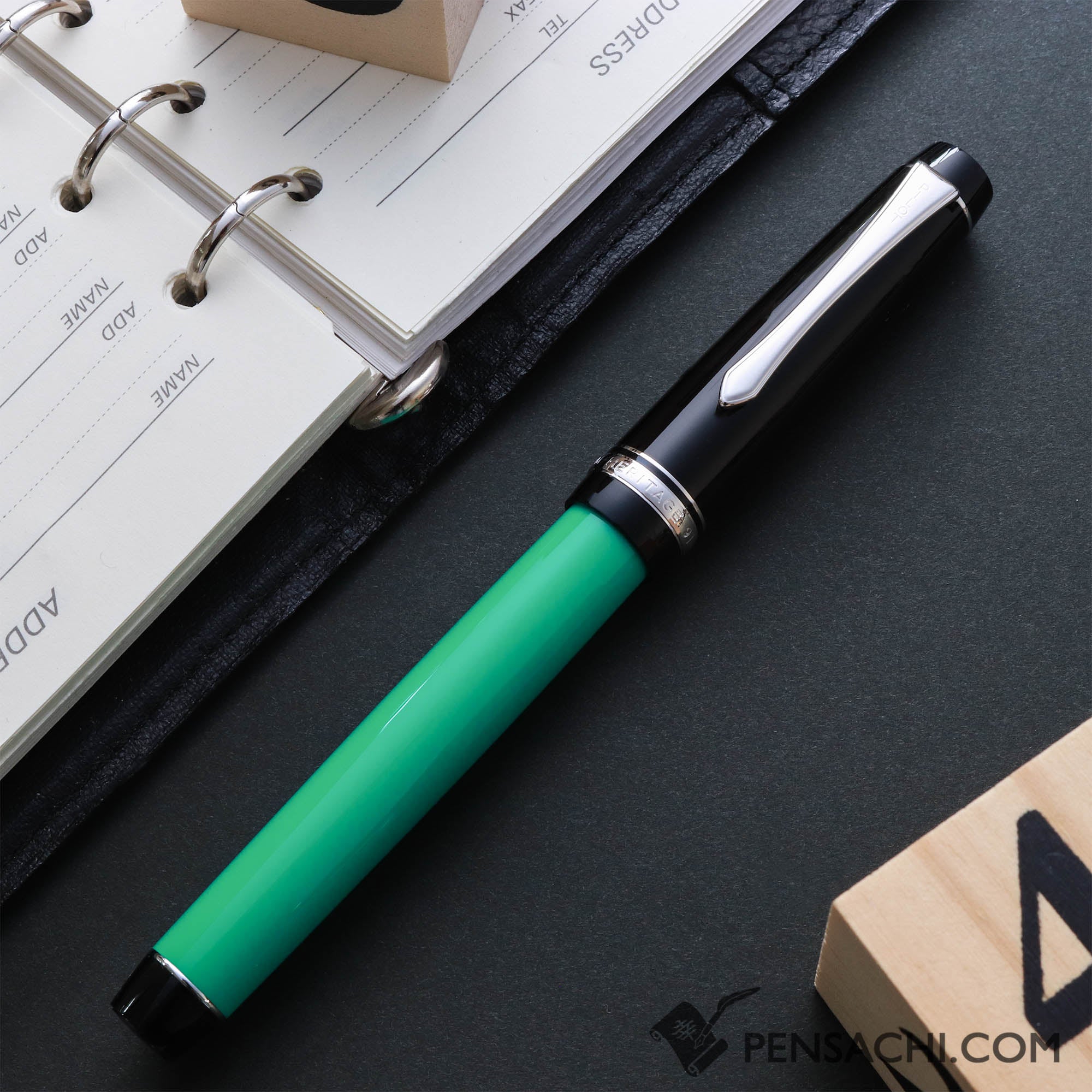 PILOT CUSTOM HERITAGE 912 中細字FM PILOT Custom Heritage 912 Fountain Pen - Black | PenSachi
