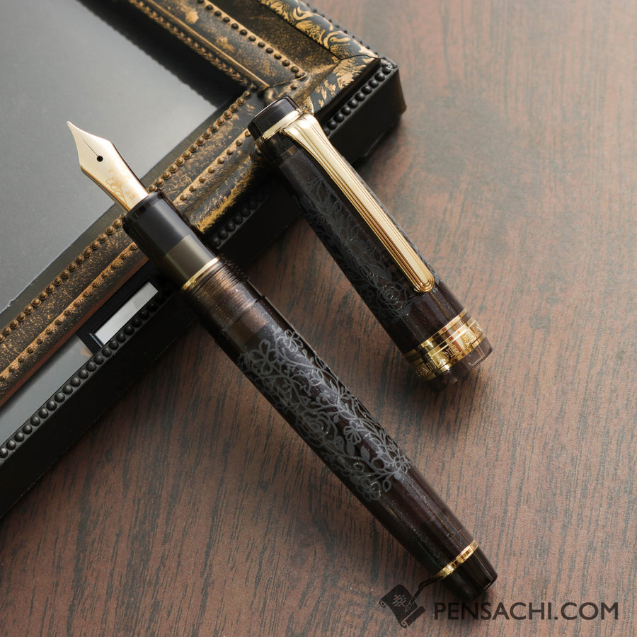 SAILOR Limited Edition Pro Gear Slim Fountain Pen - Souka Black - PenSachi Japanese Limited Fountain Pen