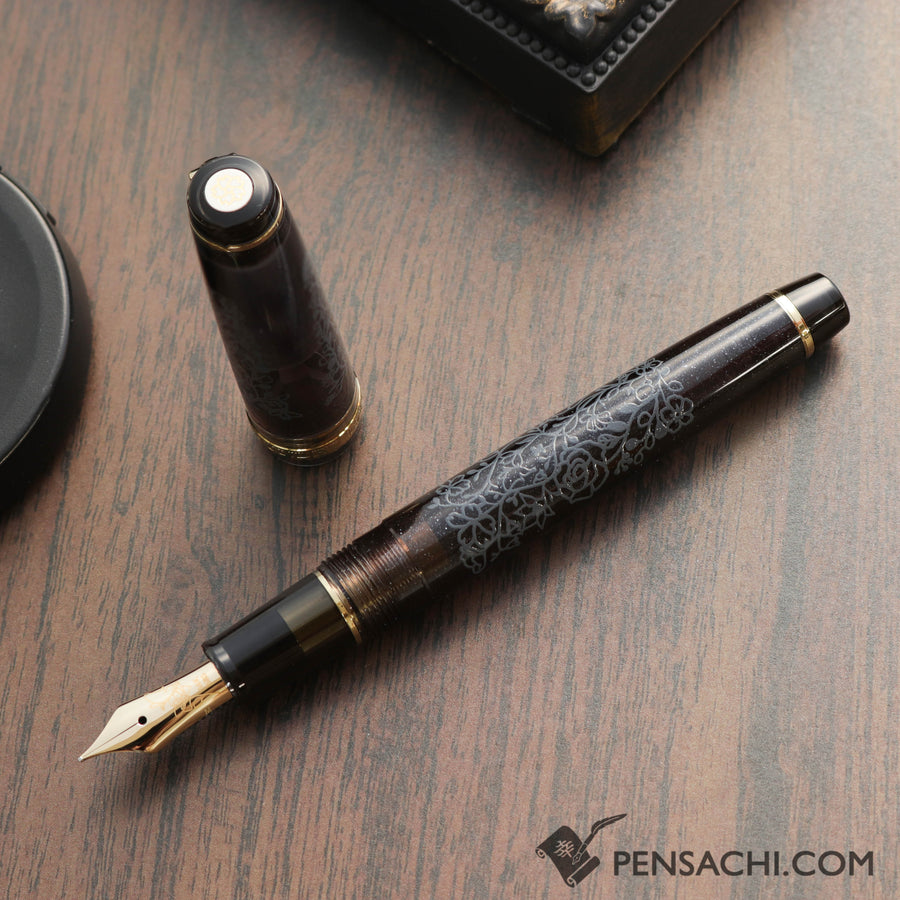 SAILOR Limited Edition Pro Gear Slim Fountain Pen - Souka Black - PenSachi Japanese Limited Fountain Pen