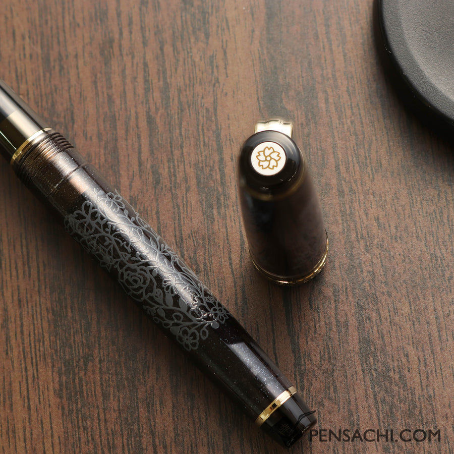 SAILOR Limited Edition Pro Gear Slim Fountain Pen - Souka Black - PenSachi Japanese Limited Fountain Pen