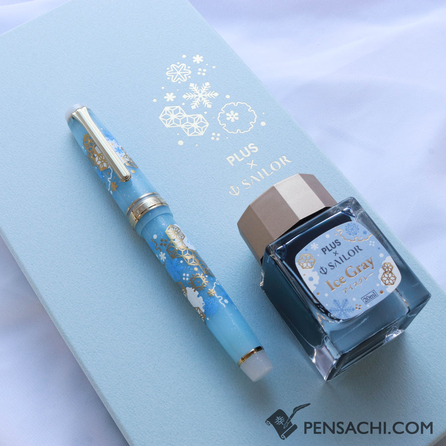 Buy SAILOR Limited Edition Pro Gear Slim Set - First Snow 14K Gold Nibs fountain pen directly from Japan. Nib Size: EF (Extra Fine), F (Fine), MF (Medium Fine), M (Medium), B (Broad). Best price fountain pen. Origin Japan