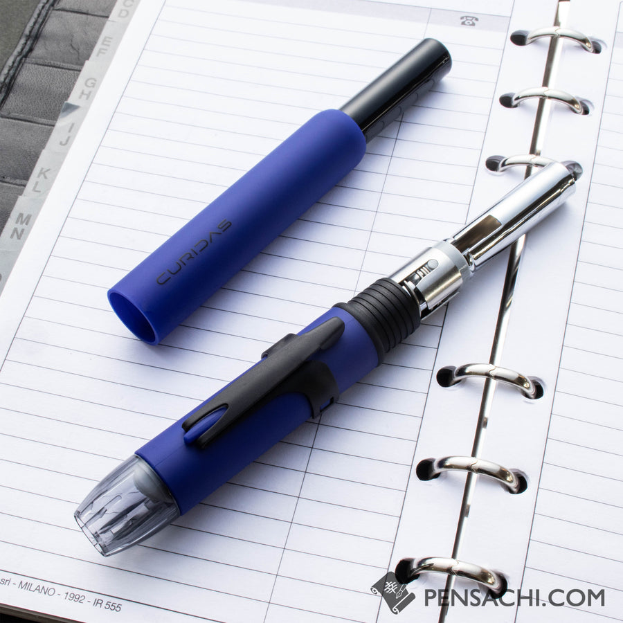 PLATINUM Curidas Depth Fountain Pen Set - Blue - PenSachi Japanese Limited Fountain Pen